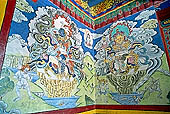 Ladakh - Hemis gompa, mural paintings 